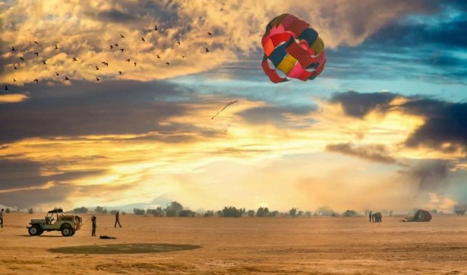 Parasailing